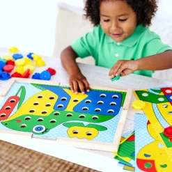 Colors & Shapes>Melissa & Doug Sort & Snap Color Match