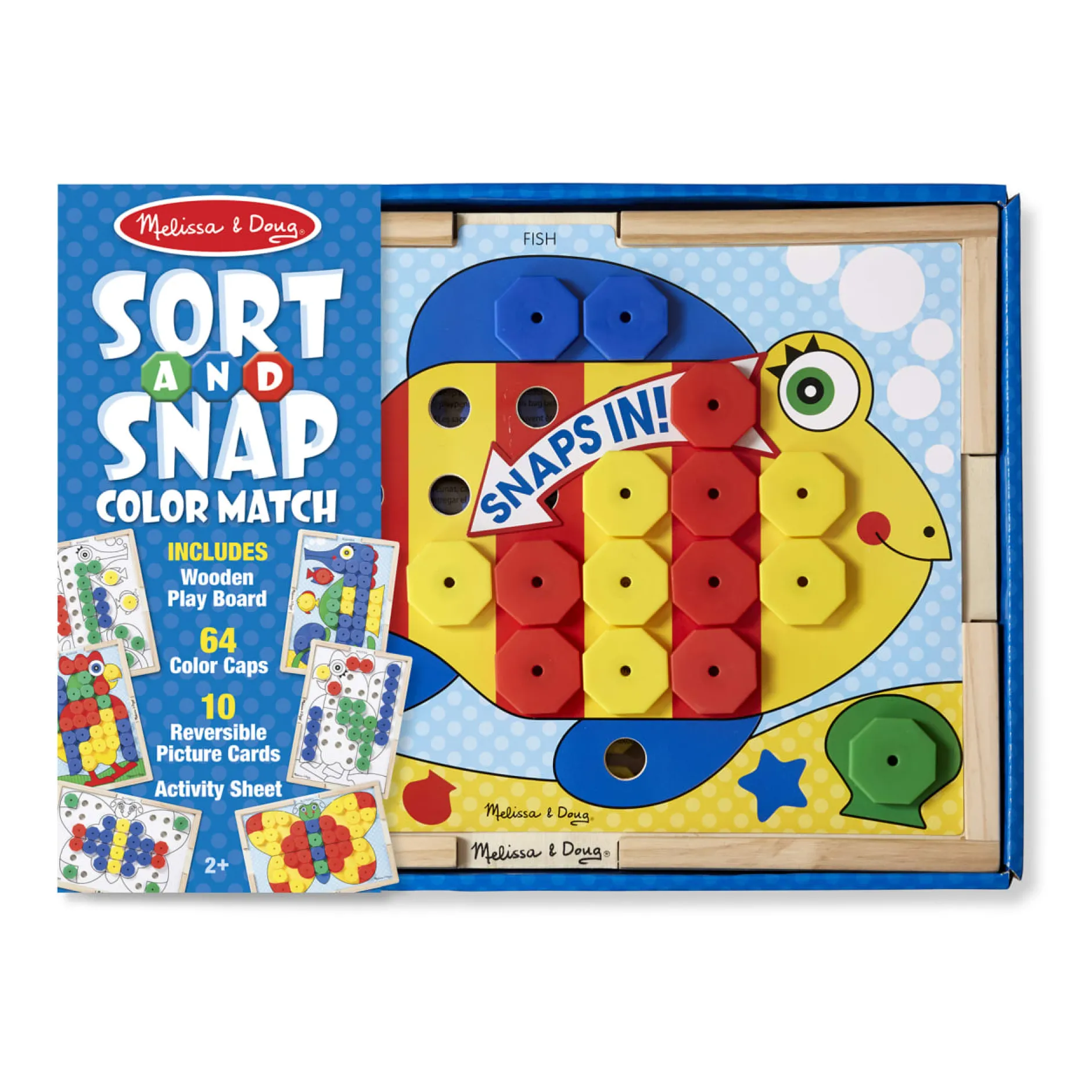 Colors & Shapes>Melissa & Doug Sort & Snap Color Match