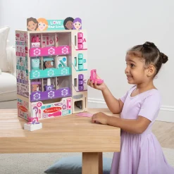 Play Food & Play Sets>Melissa & Doug Sort, Stock, Select Beauty Kiosk Play Set