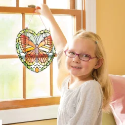 Craft & Stamp Kits>Melissa & Doug Stained Glass Made Easy - Butterfly