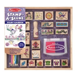 Craft & Stamp Kits>Melissa & Doug Stamp-a-Scene Fairy Garden