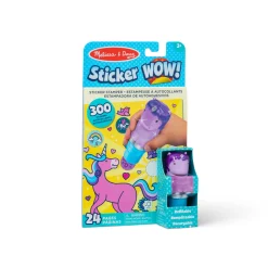 Activity Books>Melissa & Doug Sticker WOW!™ Activity Pad & Sticker Stamper - Purple Unicorn