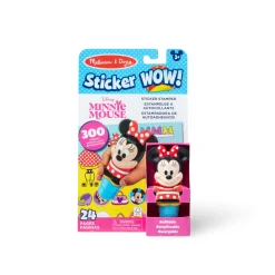 Activity Books|Stickers & Sticker Books>Melissa & Doug Sticker WOW! Activity Pad & Sticker Stamper - Disney's Minnie Mouse