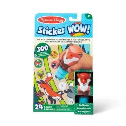 Activity Books>Melissa & Doug Sticker WOW!™ Activity Pad & Sticker Stamper - Fox