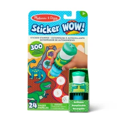 Activity Books|Stickers & Sticker Books>Melissa & Doug Sticker WOW!™ Activity Pad & Sticker Stamper - Dinosaur