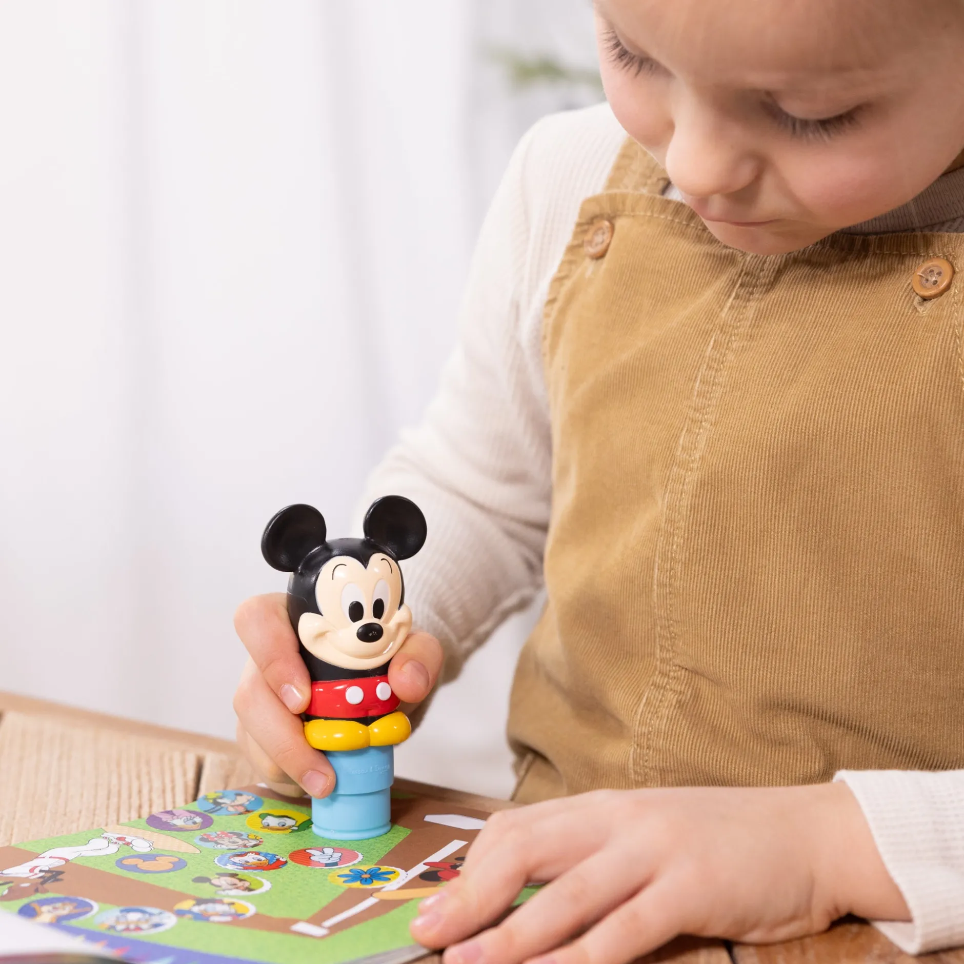 Activity Books>Melissa & Doug Sticker WOW!™ Disney Mickey Mouse Bundle: Activity Pad & Sticker Stamper + Mini Activity Pad and 200 Refill Stickers