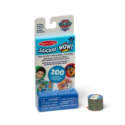 Activity Books|Stickers & Sticker Books>Melissa & Doug Sticker WOW!® Mini Activity Pad & Refill Stickers - PAW Patrol (200+ Stickers, Stamper Not Included)