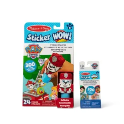 Activity Books|Stickers & Sticker Books>Melissa & Doug Sticker WOW!™ PAW Patrol Marshall Bundle: Activity Pad & Sticker Stamper + Mini Activity Pad and 200 Refill Stickers