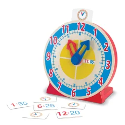Alphabet & Counting>Melissa & Doug Turn & Tell Wooden Clock