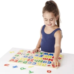 Alphabet & Counting Puzzles>Melissa & Doug Upper & Lower Case Alphabet Puzzle