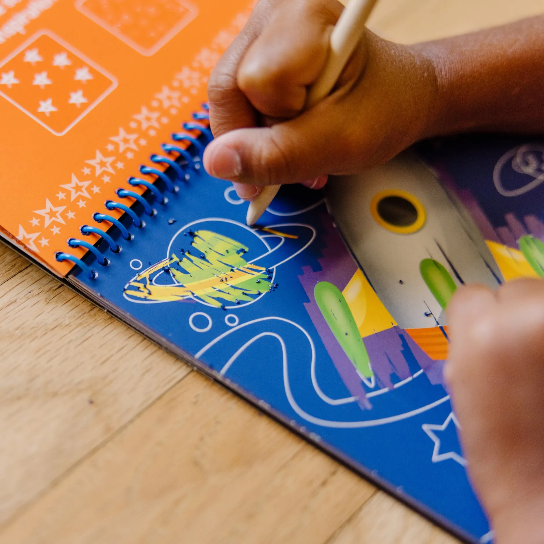 Activity Books>Melissa & Doug Vehicles Color-Reveal Pad