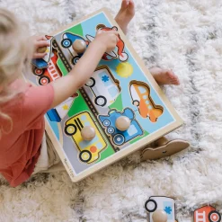 Vehicle & Train Puzzles>Melissa & Doug Vehicles Jumbo Knob Puzzle - 8 pieces