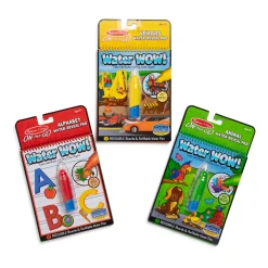 Activity Books>Melissa & Doug Water Wow! - Bundle - Vehicles, Animals and Alphabet
