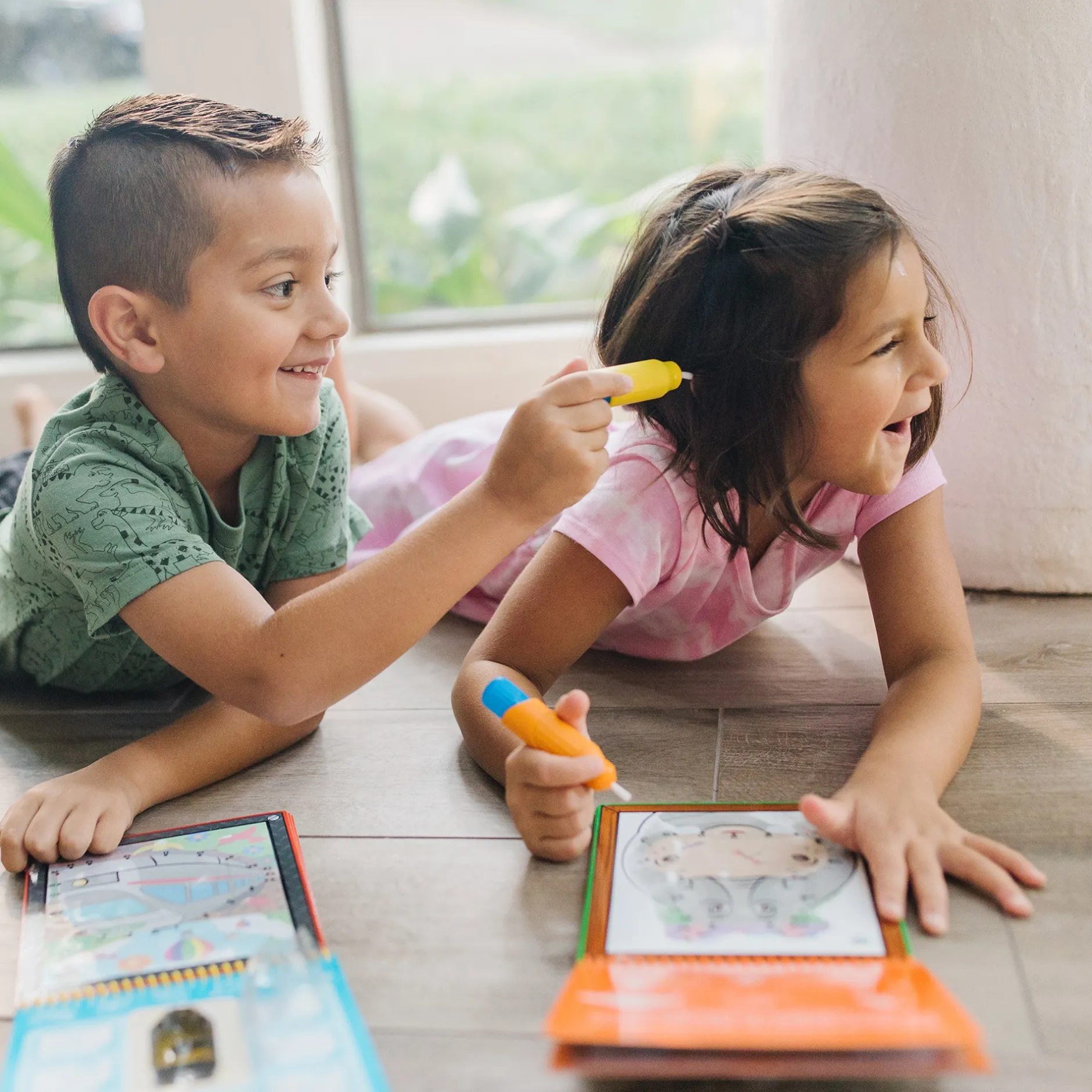 Activity Books>Melissa & Doug Water Wow! Vehicles Connect the Dots Water-Reveal Pad – On the Go Travel Activity