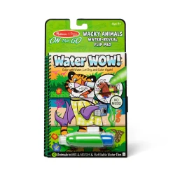Activity Books>Melissa & Doug Water Wow! Water-Reveal Flip Pad - Wacky Animals