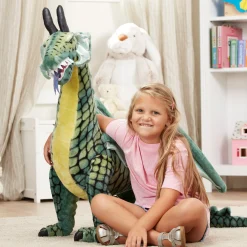 Plush>Melissa & Doug Winged Dragon Lifelike Plush Stuffed Animal