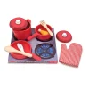 Play Food & Play Sets>Melissa & Doug Wooden Kitchen Accessory Play Set
