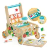 Motor Skills>Melissa & Doug Wooden Shape Sorting Grocery Cart