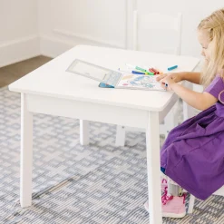 Furniture>Melissa & Doug Wooden Square Table