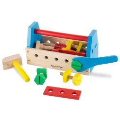 Motor Skills|Colors & Shapes>Melissa & Doug Wooden Take-Along Tool Kit