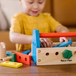 Motor Skills|Colors & Shapes>Melissa & Doug Wooden Take-Along Tool Kit