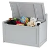Furniture>Melissa & Doug Wooden Toy Chest (Gray)