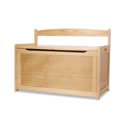Furniture>Melissa & Doug Wooden Toy Chest (Honey)